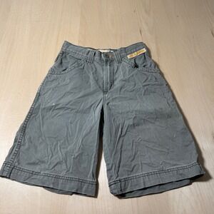 JNCO Jeans Shorts Kids‎ Gray Dragon Kung-Pow! Skateboarding Wide Leg Size 14